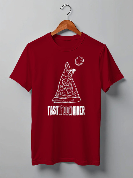 Заказать мужскую футболку в Москве. Футболка классическая Ride MTB от oneredfoxstore@gmail.com - готовые дизайны и нанесение принтов.