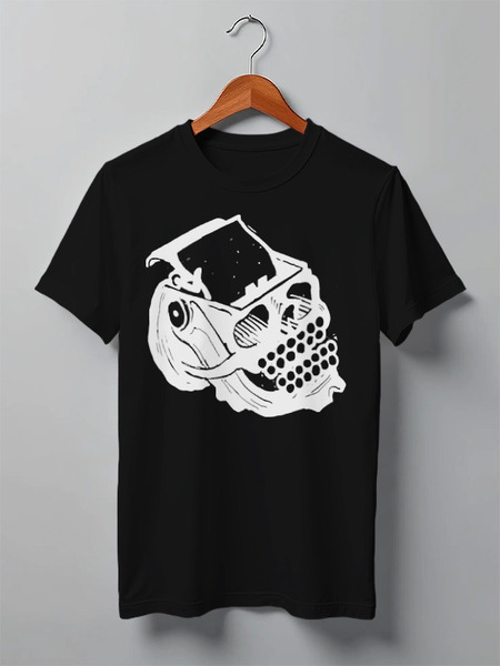 Заказать мужскую футболку в Москве. Футболка классическая Skull Art от Leichenwagen - готовые дизайны и нанесение принтов.