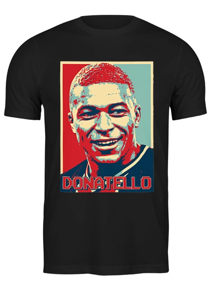 Заказать мужскую футболку в Москве. Футболка классическая Mbappe - Donatello от skynatural - готовые дизайны и нанесение принтов.