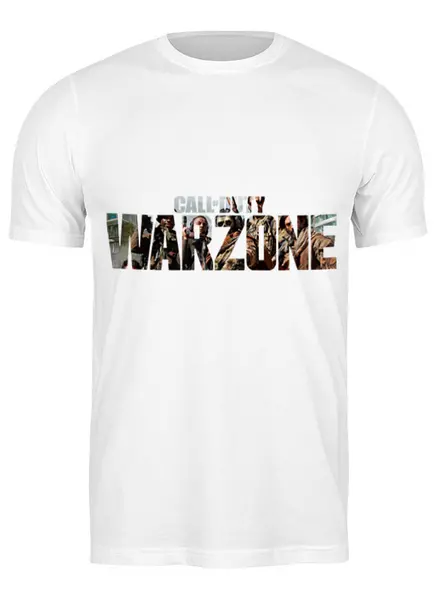 Заказать мужскую футболку в Москве. Футболка классическая WarZone от webmaler - готовые дизайны и нанесение принтов.