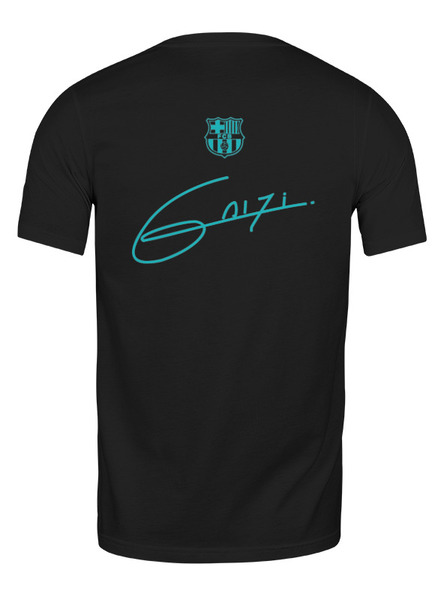 Заказать мужскую футболку в Москве. Футболка классическая FC Barcelona | Griezmann Number 17 (2021) от 0x000000123 - готовые дизайны и нанесение принтов.