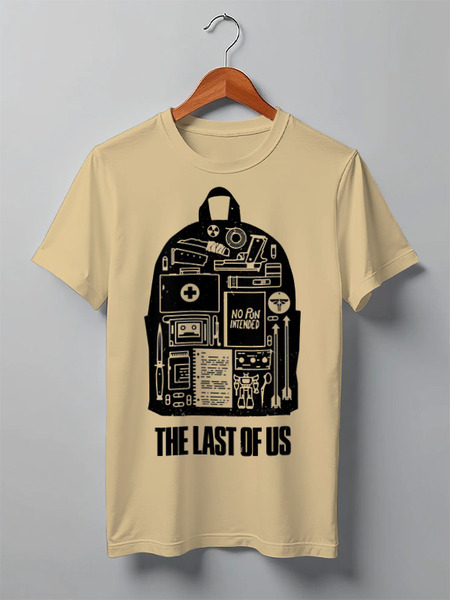 Заказать мужскую футболку в Москве. Футболка классическая THE LAST OF US от geekbox - готовые дизайны и нанесение принтов.