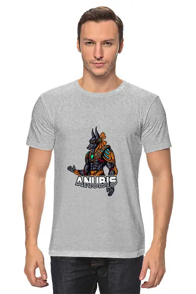 Заказать мужскую футболку в Москве. Футболка классическая Анубис от acidhouses - готовые дизайны и нанесение принтов.