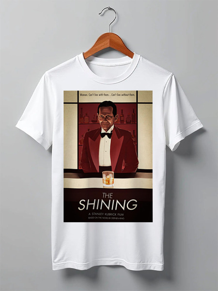 Заказать мужскую футболку в Москве. Футболка классическая Сияние / The Shining от kino.printio.ru - готовые дизайны и нанесение принтов.