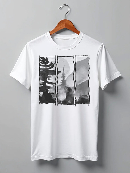 Заказать мужскую футболку в Москве. Футболка классическая Morning Coffee от oneredfoxstore@gmail.com - готовые дизайны и нанесение принтов.