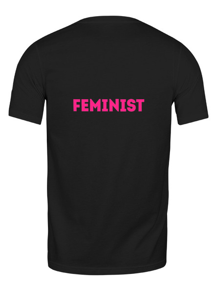 Заказать мужскую футболку в Москве. Футболка классическая Феминизм от ualluon - готовые дизайны и нанесение принтов.