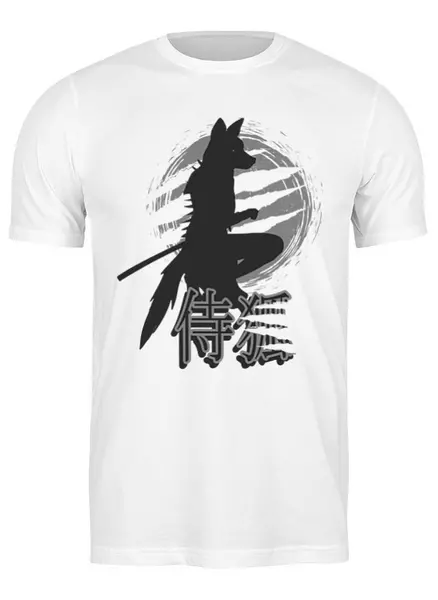 Заказать мужскую футболку в Москве. Футболка классическая Killa Fox от oneredfoxstore@gmail.com - готовые дизайны и нанесение принтов.