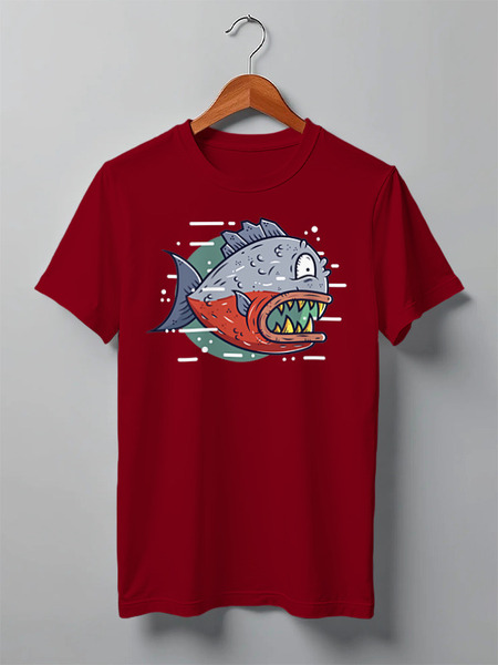 Заказать мужскую футболку в Москве. Футболка классическая Animals от oneredfoxstore@gmail.com - готовые дизайны и нанесение принтов.