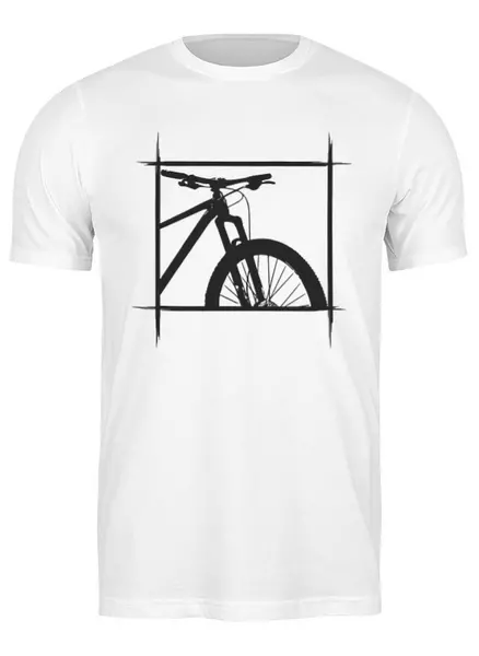 Заказать мужскую футболку в Москве. Футболка классическая My Bike от oneredfoxstore@gmail.com - готовые дизайны и нанесение принтов.