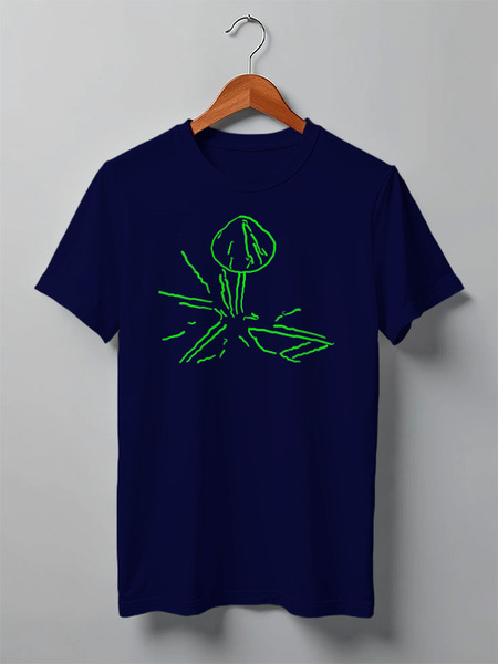 Заказать мужскую футболку в Москве. Футболка классическая Mushrooms от oneredfoxstore@gmail.com - готовые дизайны и нанесение принтов.