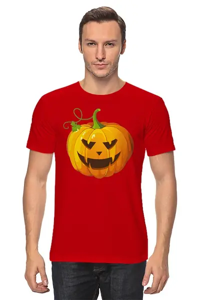 Заказать мужскую футболку в Москве. Футболка классическая Halloween от Jimmy Flash - готовые дизайны и нанесение принтов.