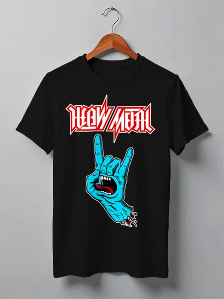 Заказать мужскую футболку в Москве. Футболка классическая Heavy Metal Art от Leichenwagen - готовые дизайны и нанесение принтов.