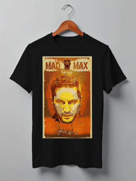 Заказать мужскую футболку в Москве. Футболка классическая Mad Max Fury Road от KinoArt - готовые дизайны и нанесение принтов.