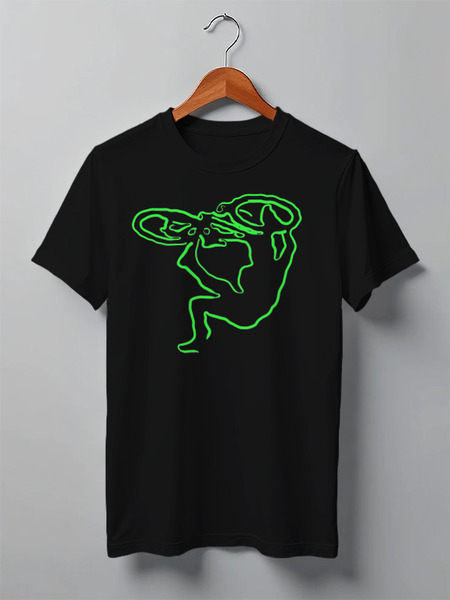Заказать мужскую футболку в Москве. Футболка классическая Mountain Bike от oneredfoxstore@gmail.com - готовые дизайны и нанесение принтов.