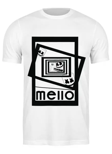 Заказать мужскую футболку в Москве. Футболка классическая Mello от cubik art  - готовые дизайны и нанесение принтов.