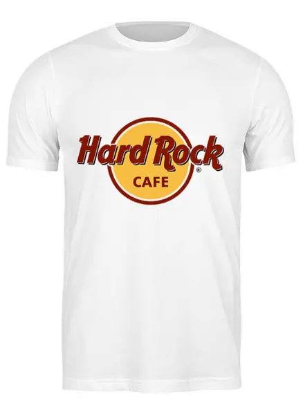 Заказать мужскую футболку в Москве. Футболка классическая Hard Rock от gent777 - готовые дизайны и нанесение принтов.