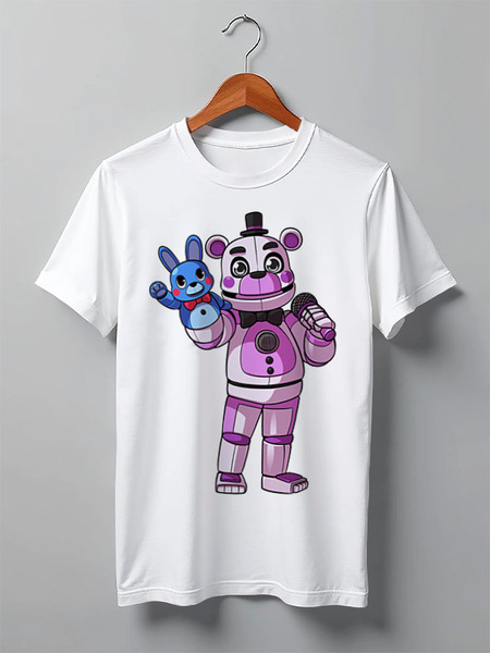 Заказать мужскую футболку в Москве. Футболка классическая Five Nights at Freddy’s от weeert - готовые дизайны и нанесение принтов.