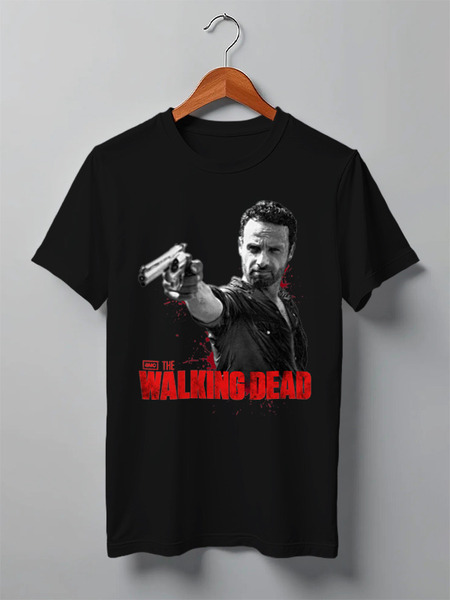 Заказать мужскую футболку в Москве. Футболка классическая Walking Dead от Printio - готовые дизайны и нанесение принтов.