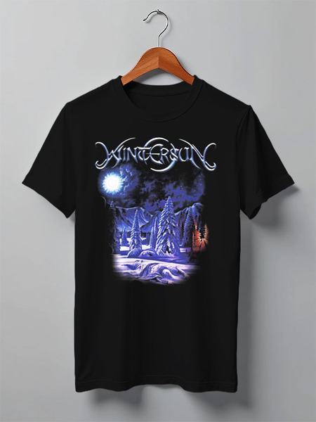 Заказать мужскую футболку в Москве. Футболка классическая Wintersun Design Art от Merch Art - готовые дизайны и нанесение принтов.