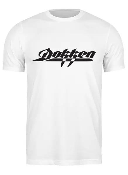 Заказать мужскую футболку в Москве. Футболка классическая Dokken от Fedor - готовые дизайны и нанесение принтов.
