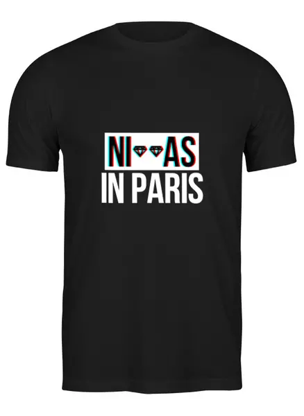 Заказать мужскую футболку в Москве. Футболка классическая In Paris от typoclothes - готовые дизайны и нанесение принтов.