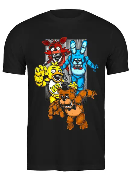 Заказать мужскую футболку в Москве. Футболка классическая ✪ Five Nights at Freddy's ✪ от balden - готовые дизайны и нанесение принтов.