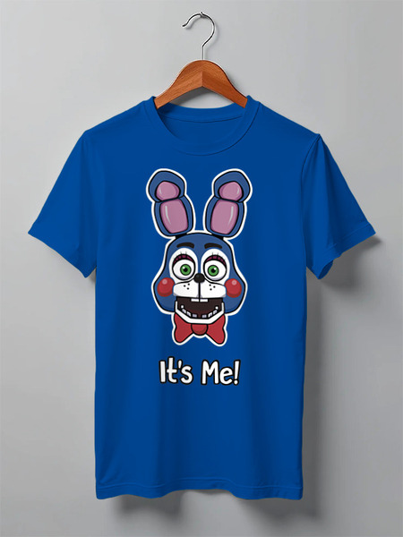 Заказать мужскую футболку в Москве. Футболка классическая Бонни ( Bonnie The Bunny) от cherdantcev - готовые дизайны и нанесение принтов.