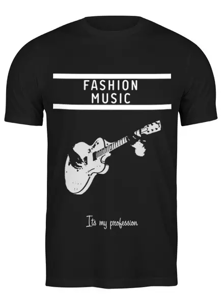 Заказать мужскую футболку в Москве. Футболка классическая Fashion music от Aleksey Sinyakov - готовые дизайны и нанесение принтов.