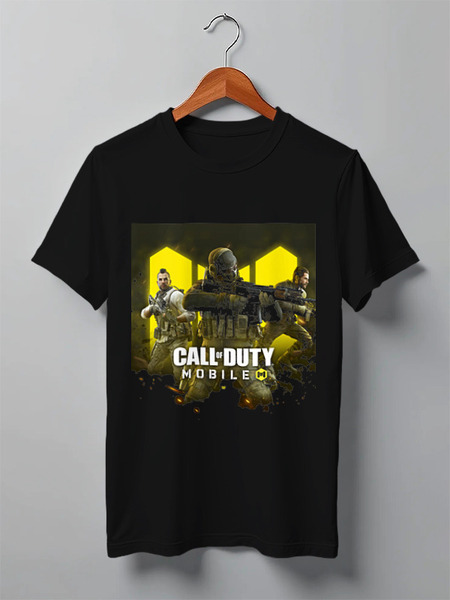 Заказать мужскую футболку в Москве. Футболка классическая CALL OF DUTY от robus - готовые дизайны и нанесение принтов.