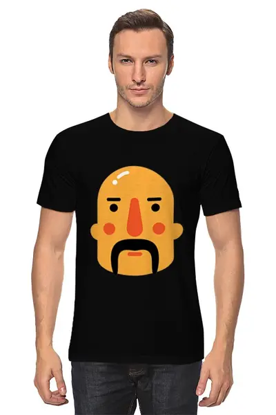 Заказать мужскую футболку в Москве. Футболка классическая Борода IV от donze - готовые дизайны и нанесение принтов.
