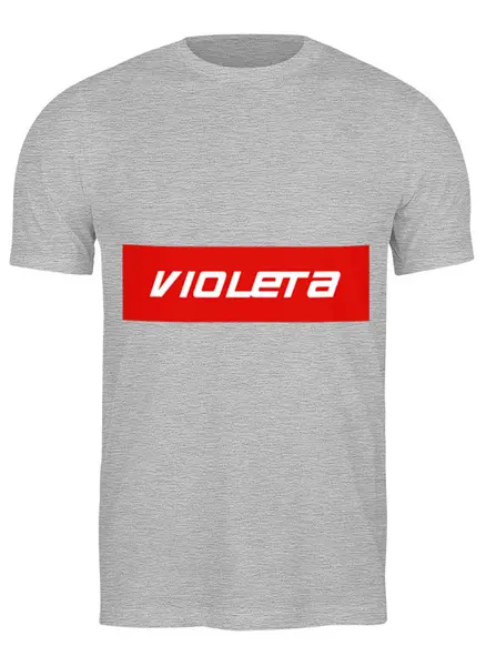 Заказать мужскую футболку в Москве. Футболка классическая Violeta от THE_NISE  - готовые дизайны и нанесение принтов.