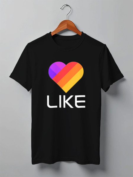Заказать мужскую футболку в Москве. Футболка классическая Like  от DESIGNER   - готовые дизайны и нанесение принтов.