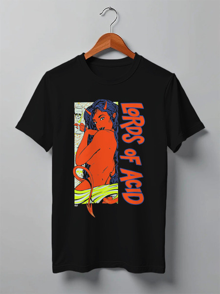 Заказать мужскую футболку в Москве. Футболка классическая Lords of Acid от OEX design - готовые дизайны и нанесение принтов.