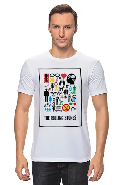 Заказать мужскую футболку в Москве. Футболка классическая Рок от Weed Stuff`a - готовые дизайны и нанесение принтов.