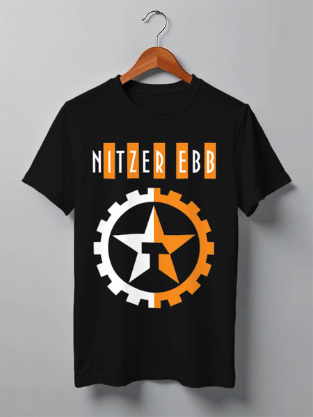 Заказать мужскую футболку в Москве. Футболка классическая NITZER EBB от OEX design - готовые дизайны и нанесение принтов.