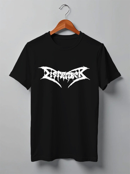 Заказать мужскую футболку в Москве. Футболка классическая dismember logo от Aleksey Melnick - готовые дизайны и нанесение принтов.