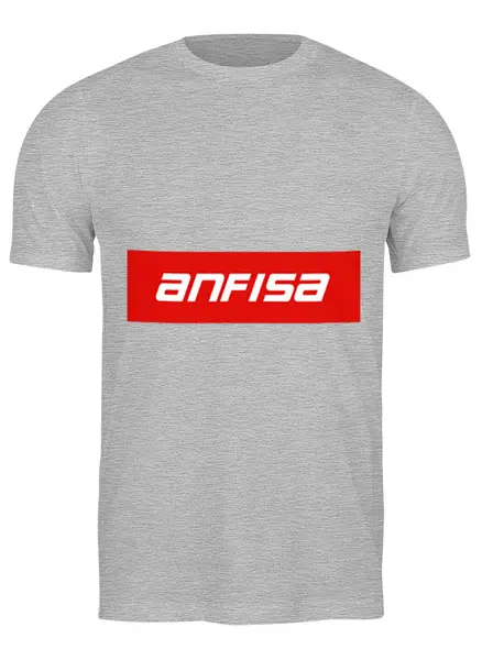Заказать мужскую футболку в Москве. Футболка классическая Anfisa от THE_NISE  - готовые дизайны и нанесение принтов.