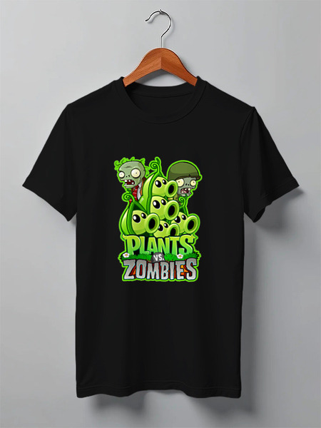 Заказать мужскую футболку в Москве. Футболка классическая PLANTS VS ZOMBIES от geekbox - готовые дизайны и нанесение принтов.
