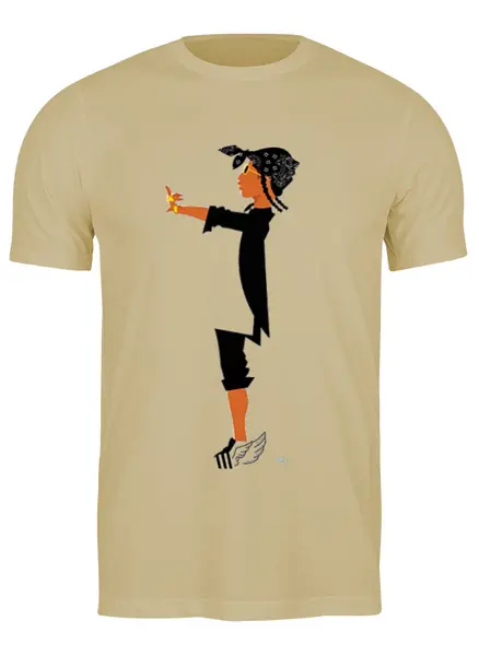 Заказать мужскую футболку в Москве. Футболка классическая Хип хоп от Anastasia Tretyachenko - готовые дизайны и нанесение принтов.