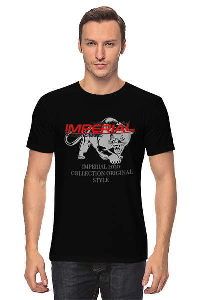 Заказать мужскую футболку в Москве. Футболка классическая Коллекция imperial sport от inna144144@mail.ru - готовые дизайны и нанесение принтов.