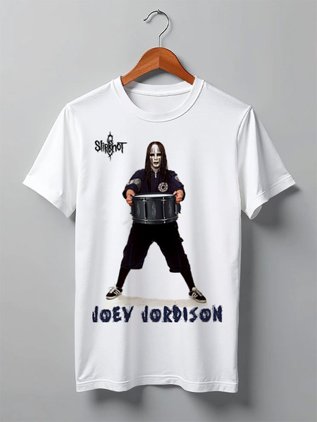 Заказать мужскую футболку в Москве. Футболка классическая Joey Jordison от Vladec11 - готовые дизайны и нанесение принтов.