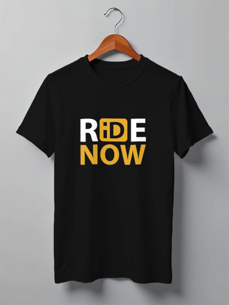 Заказать мужскую футболку в Москве. Футболка классическая ride-now от Ксеня Мизякина - готовые дизайны и нанесение принтов.