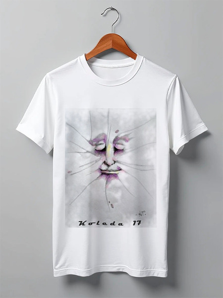 Заказать мужскую футболку в Москве. Футболка классическая art face от Никита Коледенков - готовые дизайны и нанесение принтов.