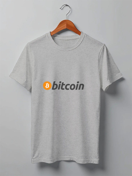 Заказать мужскую футболку в Москве. Футболка классическая Bitcoin от Константин Тотьмянин - готовые дизайны и нанесение принтов.