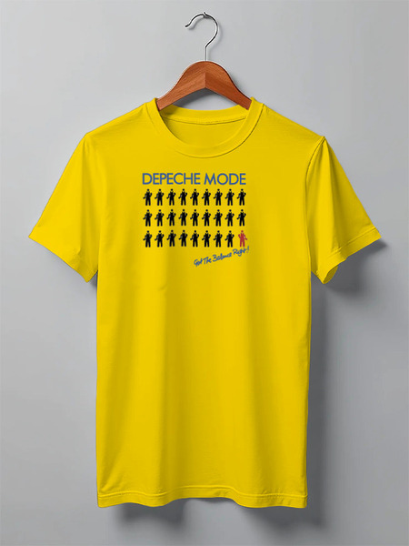 Заказать мужскую футболку в Москве. Футболка классическая Depeche Mode от Leichenwagen - готовые дизайны и нанесение принтов.