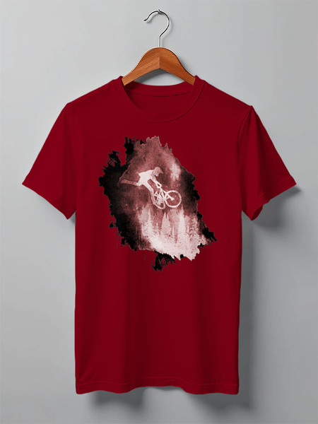 Заказать мужскую футболку в Москве. Футболка классическая Ink Rider от oneredfoxstore@gmail.com - готовые дизайны и нанесение принтов.