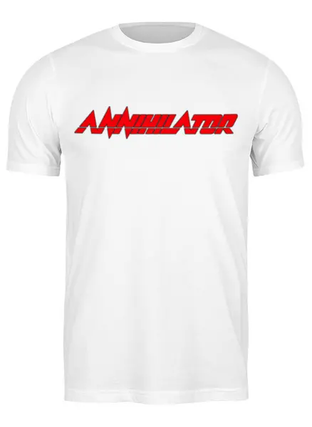 Заказать мужскую футболку в Москве. Футболка классическая Annihilator от Fedor - готовые дизайны и нанесение принтов.