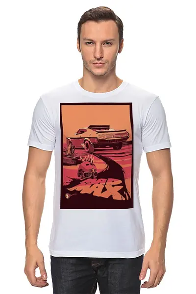 Заказать мужскую футболку в Москве. Футболка классическая Mad Max от priceless - готовые дизайны и нанесение принтов.