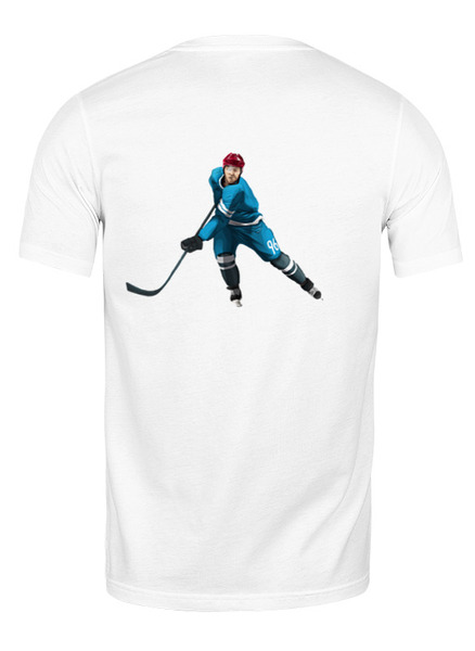 Заказать мужскую футболку в Москве. Футболка классическая Национальная Хоккейная Лига от Nalivaev - готовые дизайны и нанесение принтов.