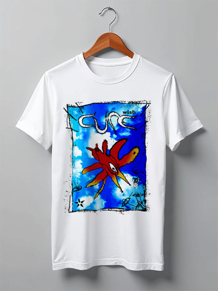 Заказать мужскую футболку в Москве. Футболка классическая The Cure / Wish от OEX design - готовые дизайны и нанесение принтов.
